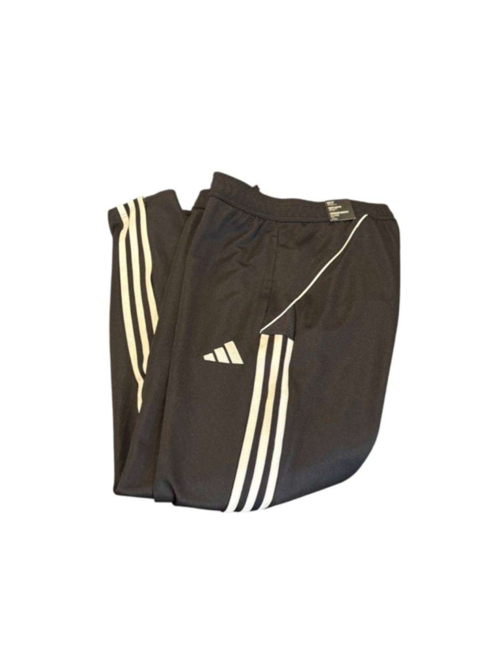 Men's Adidas Black & White Striped tiro pants XL